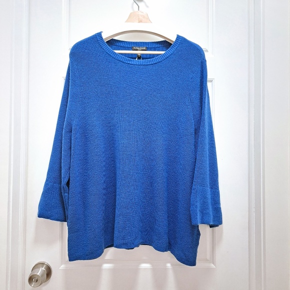 Eileen Fisher Crew Neck Merino Wool Sweater Size 2X - Picture 2 of 11